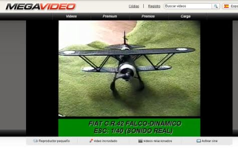 Un ejemplo de video en MegaVideo