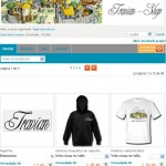 Un ejemplo de tienda construida con Spreadshirt