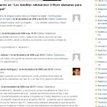 Ejemplo de una entrada comentada