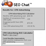 Resultados obtenidos con la herramienta de SEO Chat
