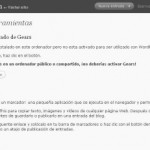 Posibilidad de usar Gears en Wordpress