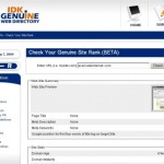 La herramienta Genuine Site Rank