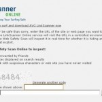 Portada del servicio de Linkscanner Online