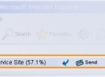 La barra URank en Internet Explorer