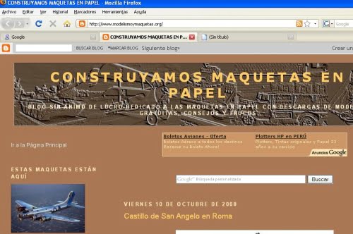 Firefox y su navegación por pestañas