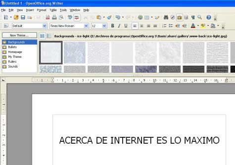 OpenOffice Writer - procesador de texto