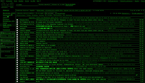 Tema Terminal de Gmail Este tema de Gmail simula una "terminal".