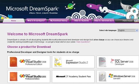 Microsoft Dreamspark