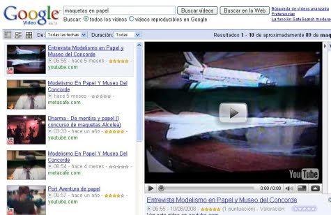 Nuevas funciones de Google Video