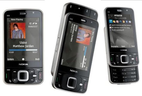 Diferentes vistas del Nokia N96