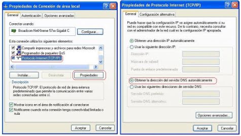 Pasos para cambiar la DNS