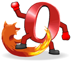 Firefox y Opera