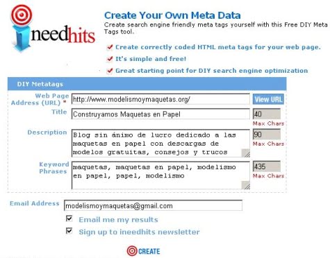 Create Your Own Meta Data