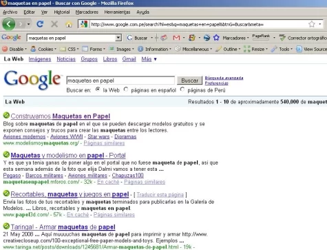 finjan-securebrowsing Resultados de búsqueda mostrando el escaneo de Finjan SecureBrowsing en Firefox