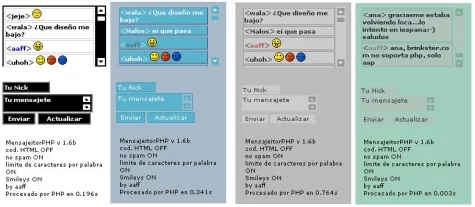 mensajeitor Diversos estilos de Mensajeitor