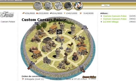 travian-perfiles-personalizados-aldea Centro de la aldea en versión personalizada