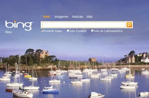 Imagen del nuevo buscador Bing