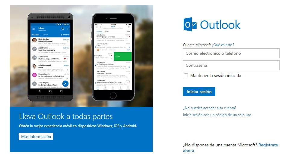 Correo Outlook