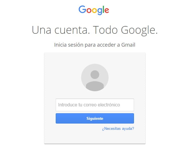 Iniciar sesión en Gmail