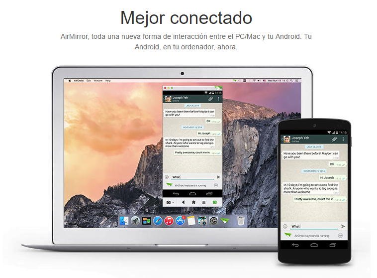 Airdroid sms