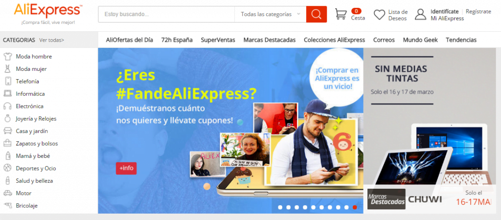 AliExpress en español