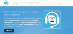 Skype voice