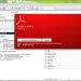 Pantalla de trabajo de Adobe Reader 9