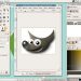 Pantalla de Gimp con sus funciones 