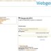 Un ejemplo de página en WebGenio